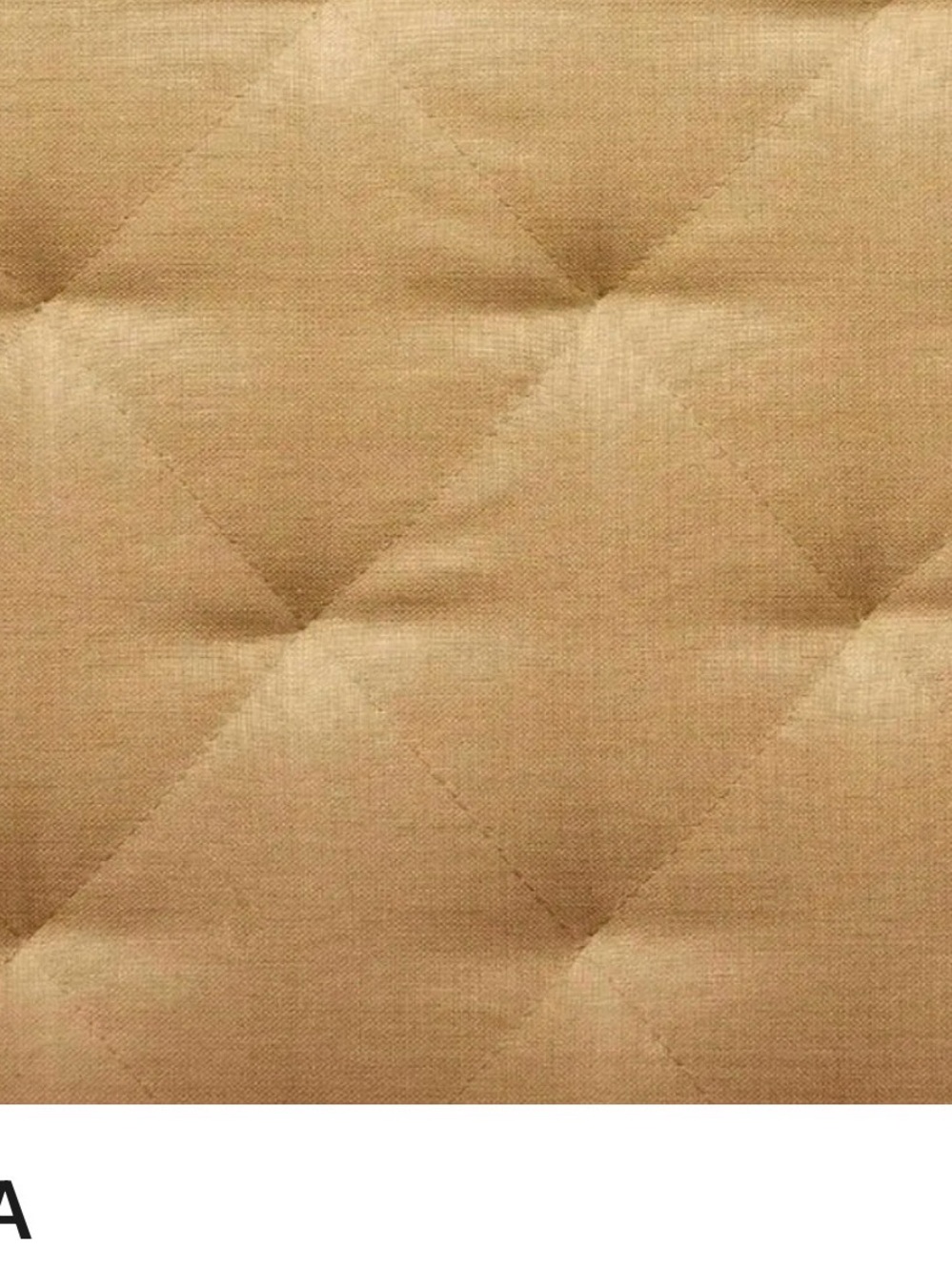 Quilted Mattress Pad - Tan